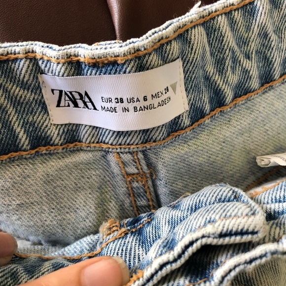 Zara distress denim shorts - Picture 3 of 10